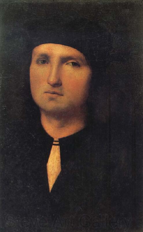 PERUGINO, Pietro Portrait of a Young Man Spain oil painting art